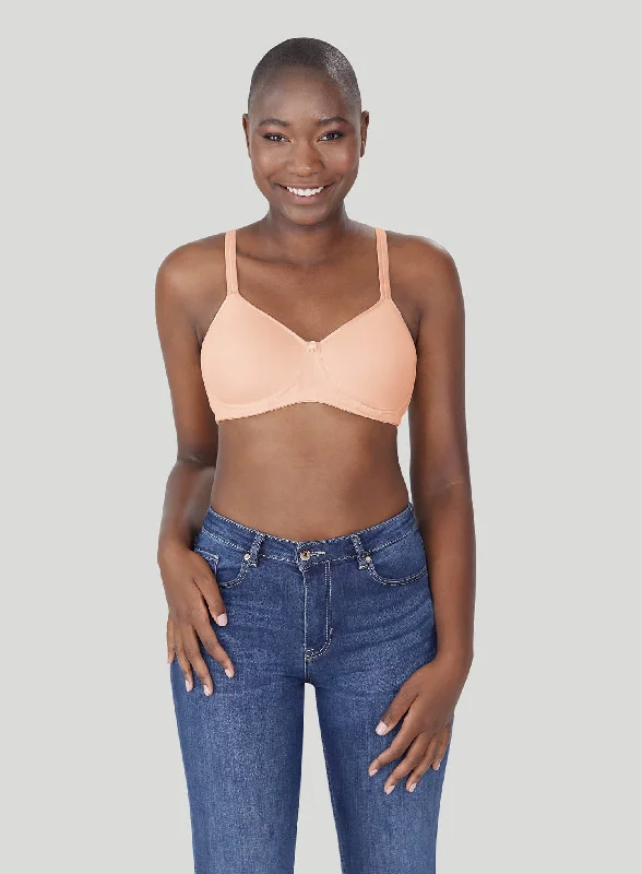 sleep bras with adjustable strapsAmoena: Mara Soft Cup Padded Mastectomy Bra Blush