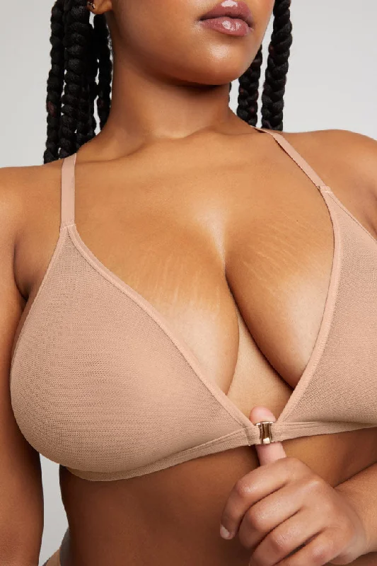 padded bras for added volumeSieve Racerback Bra in Buff