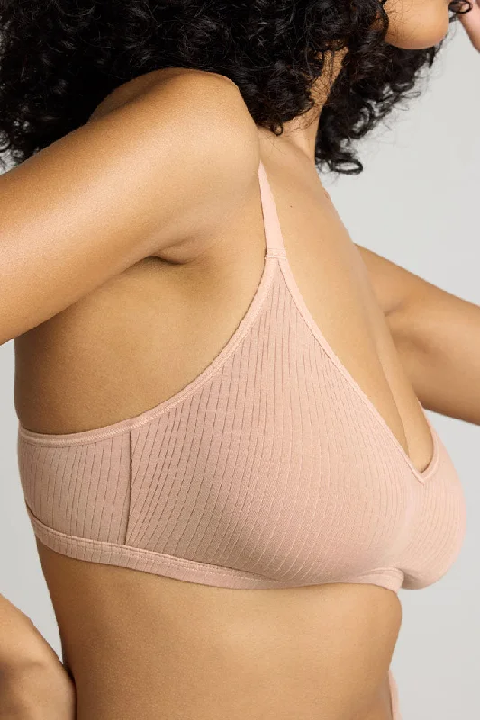 convertible sports bras for versatile useWhipped Non-Wire Bra in Buff