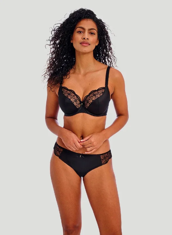 Freya: Hallie Underwired Plunge Bra Black