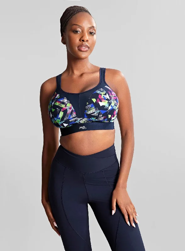 backless bras for revealing outfitsPanache Sport: Boundless Moulded Non Wired Sports Bra With Band Graphic Print