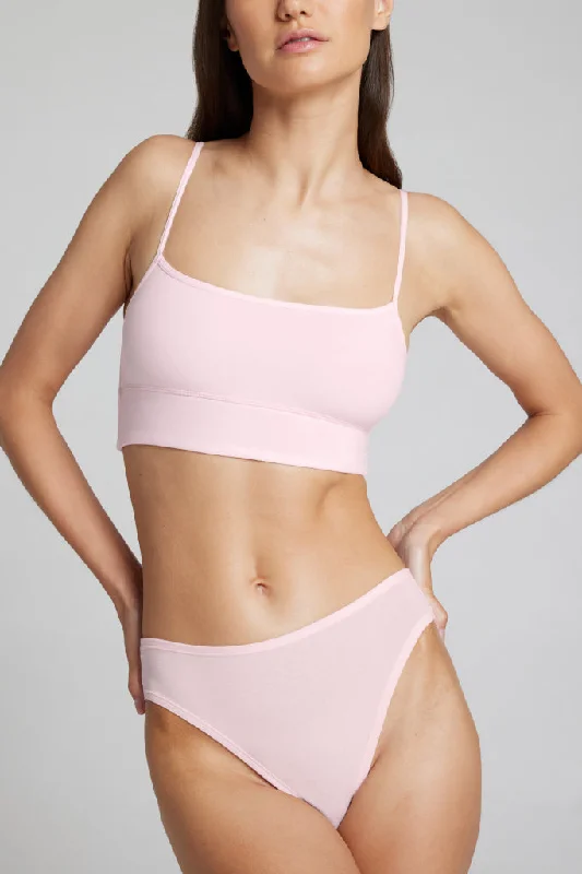 balconette push up bras for a lifted lookCotton Bralette in Puff