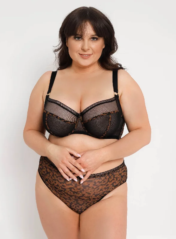 balconette push up bras for a lifted lookSamanta Lingerie: Lexy Soft Full Cup Side Support Bra Black