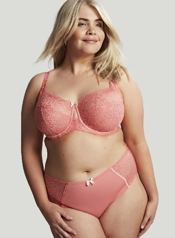 Sculptresse: Estel Full Cup Bra Coral