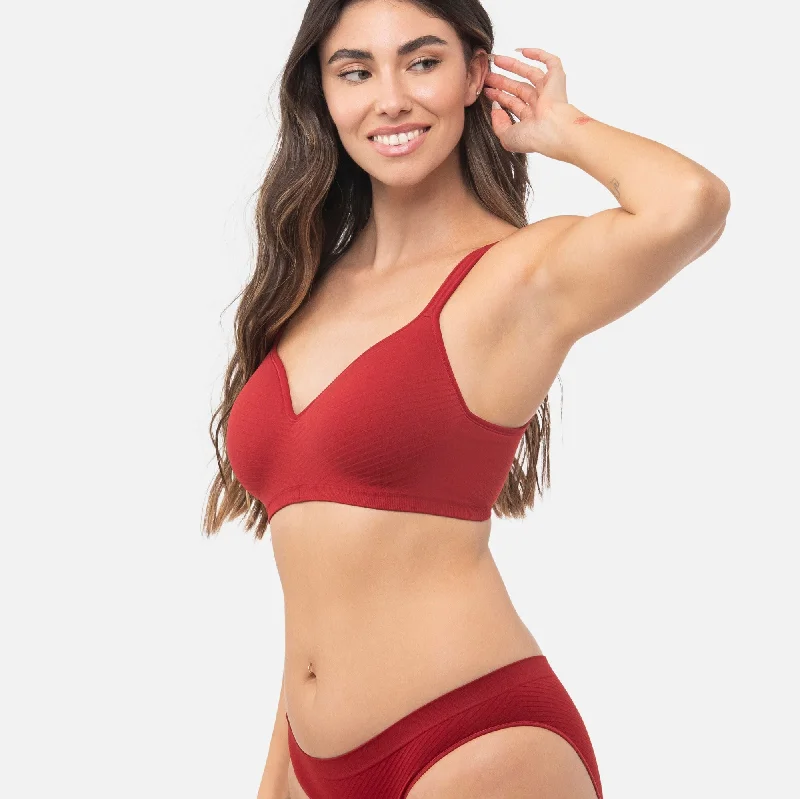 minimizer bras to reduce bust sizeThe Perfect Neckline Bra with Stripes