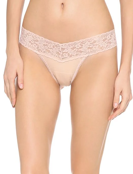 Shaper with a ribbed texture for better gripHanky Panky Cotton With A Conscience Low Rise Thong Shaper with a ribbed texture for better gripHanky Panky Cotton With A Conscience Low Rise Thong