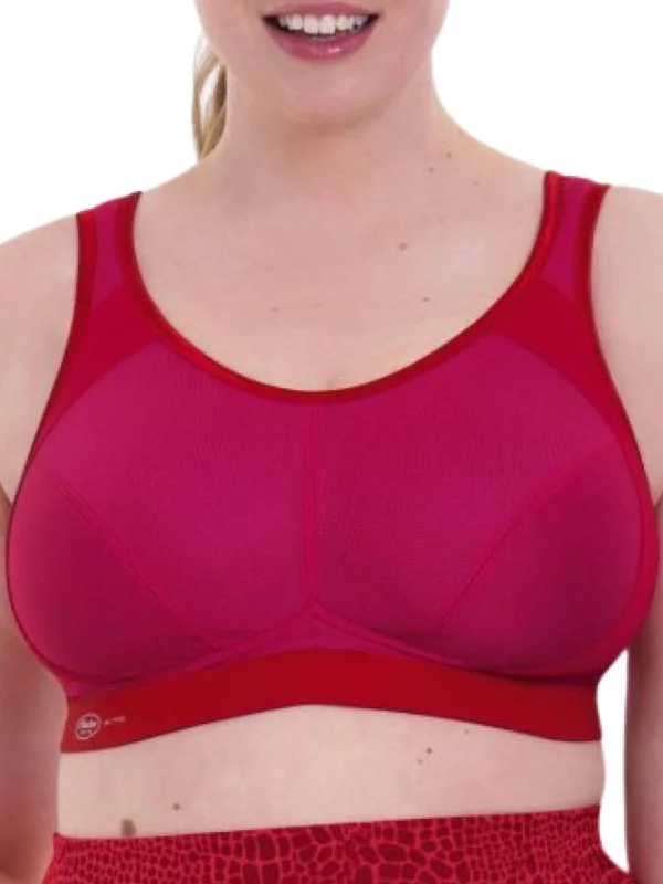 Extreme Control Sports Bra - Candy Red