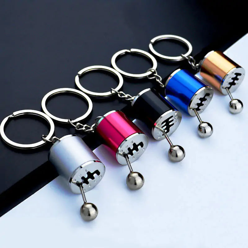Shaper with a removable padding for customization​Car Gear Keychain