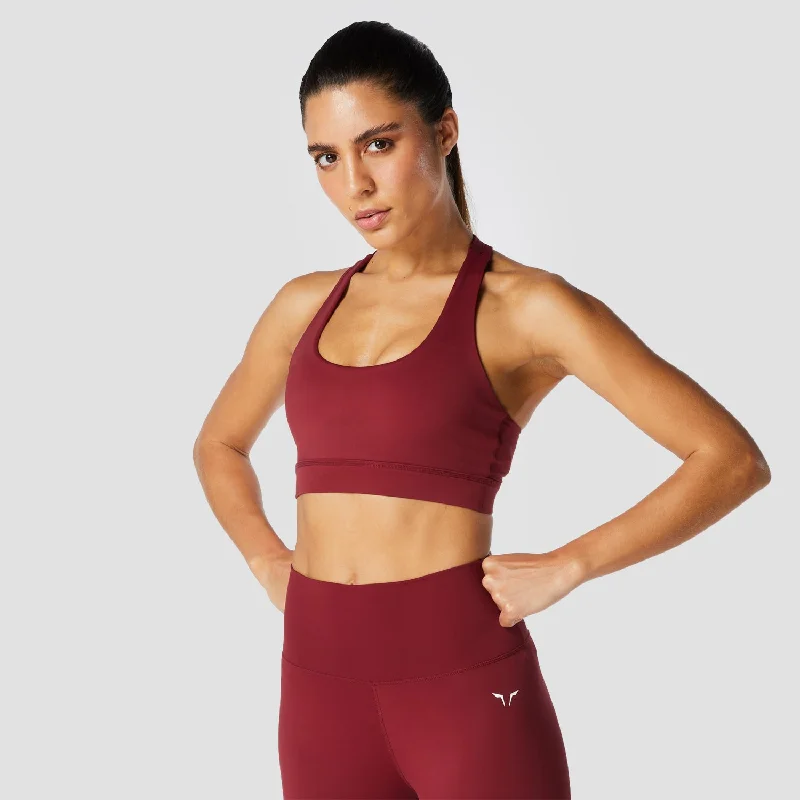 underwire sports bras for extra stabilityCore Agile Bra - Ruby Red