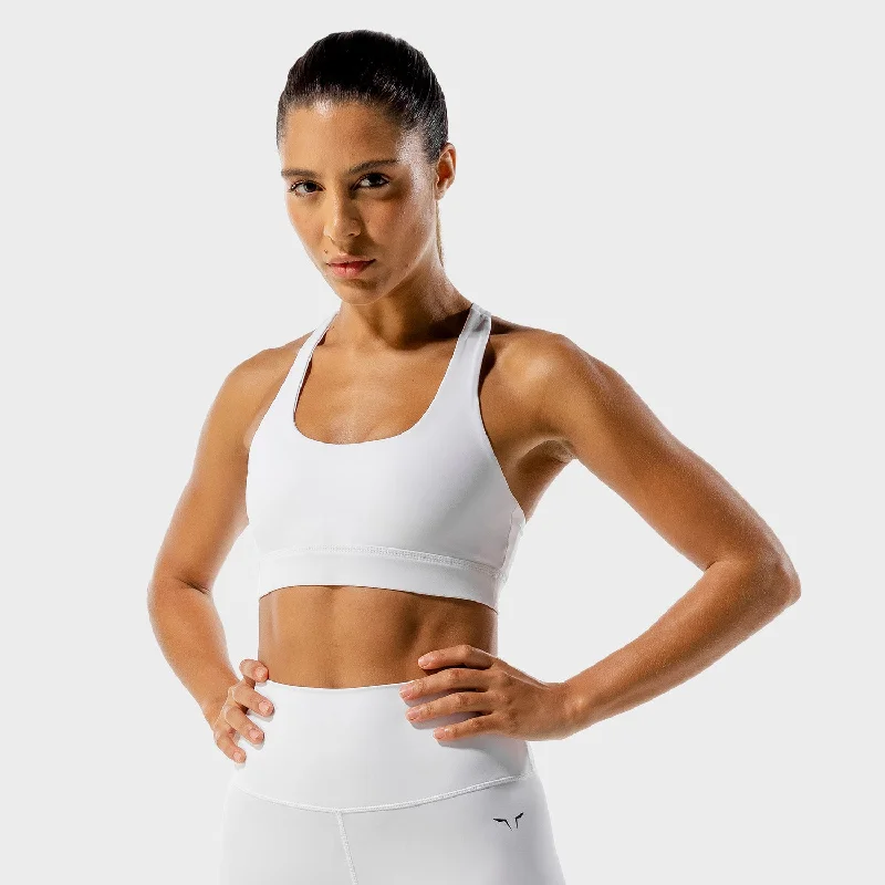 balconette bras for a sexy necklineCore Agile Bra - White