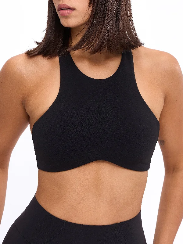 full cup bras for complete coverageCurve Sports Bra - Onyx Black