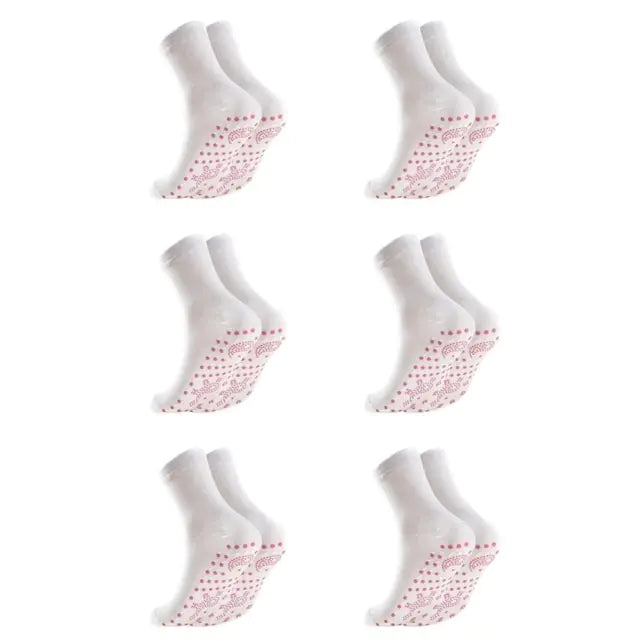 6pairs White