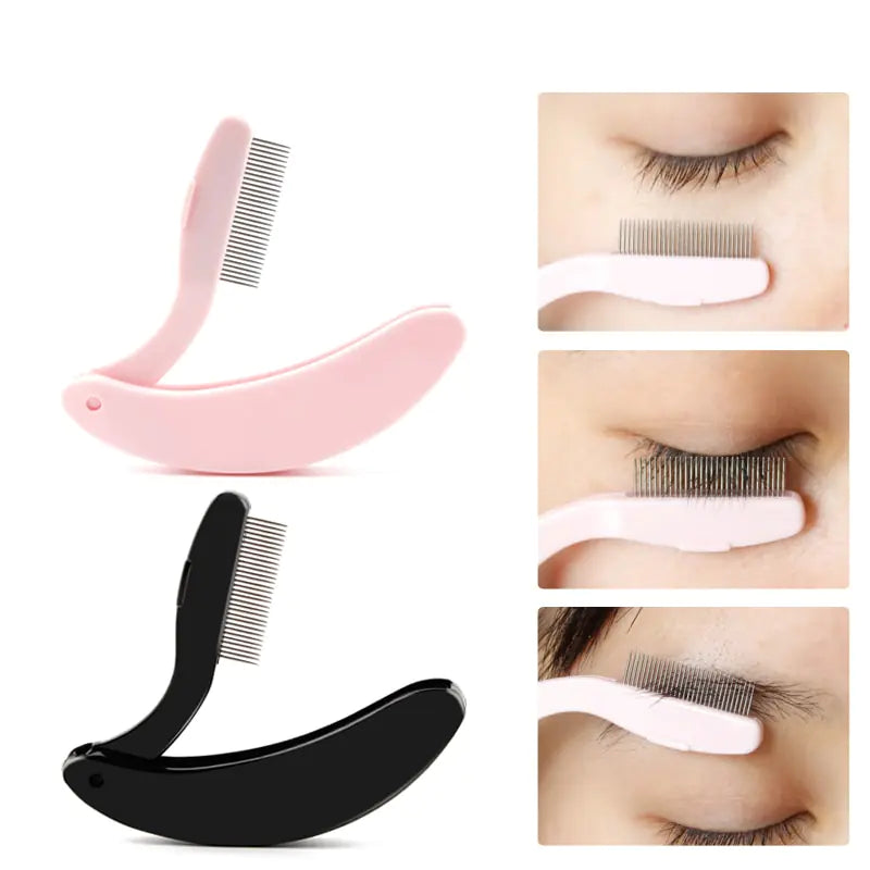 Shaper with a ribbed texture for better grip​Eye Brow Extension Brush