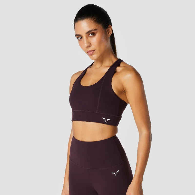 bralette bras for a trendy and comfortable styleHera Performance Bra - Burgundy