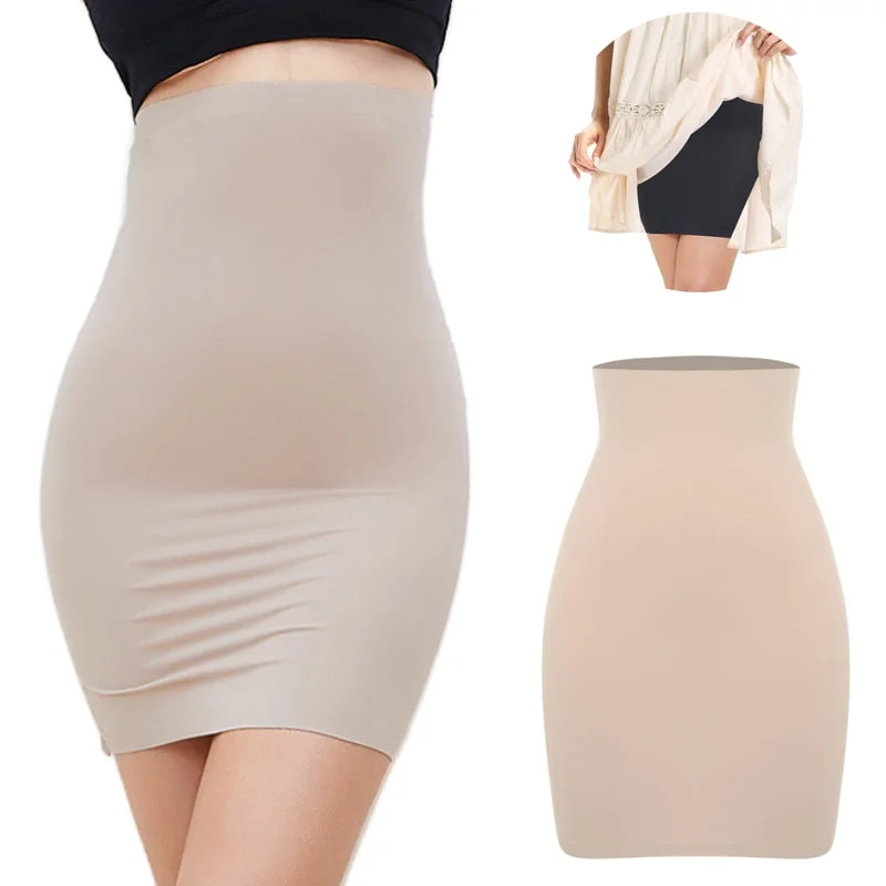 High Waist Tummy Control Half Slip