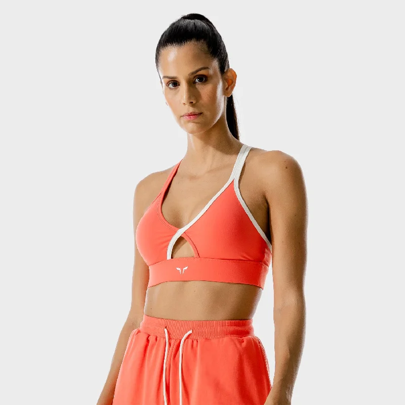 push up bras for enhanced cleavageLAB360° Wrap Bra - Hot Coral