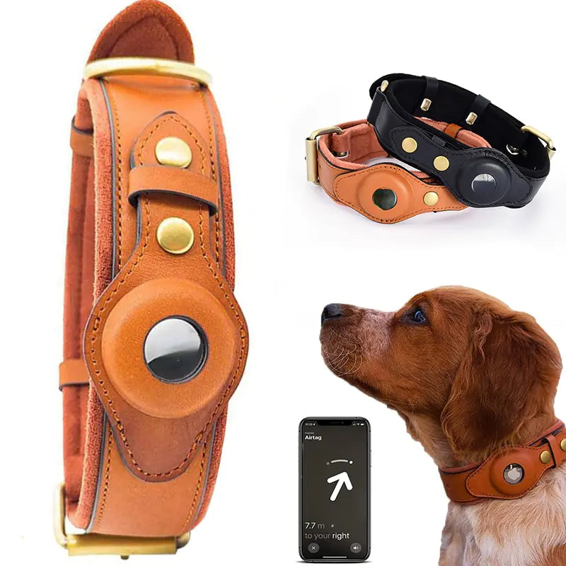 Full - body shaper for post - pregnancy body recovery​Leather Anti-Lost Dog Collar