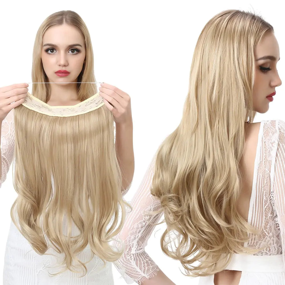 Shaper with a double - layer design for extra shaping​No Clip In Synthetic Hairs