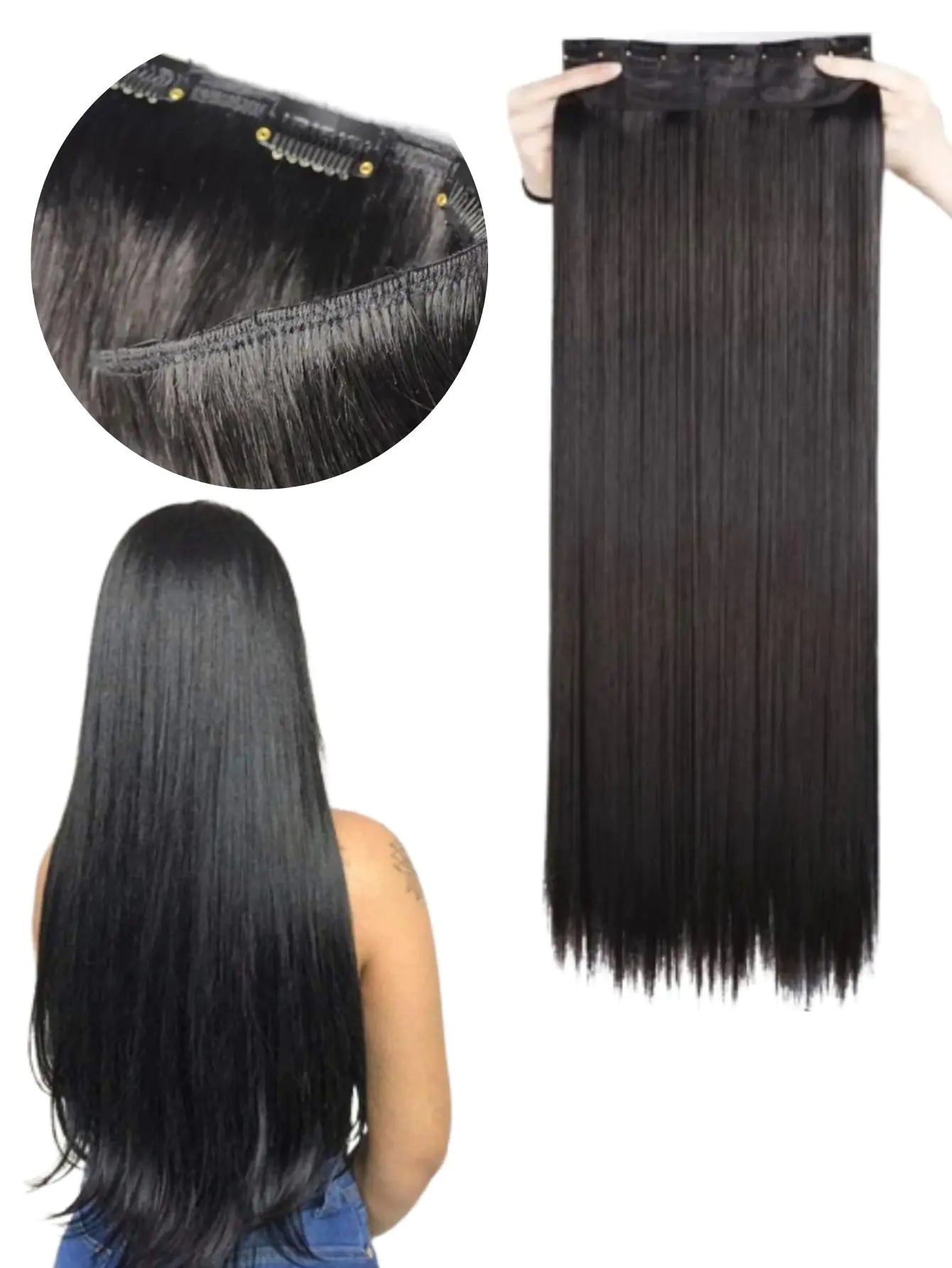 Seamless shaper for a no - show look under clothes​Organic Fiber Hair Extension
