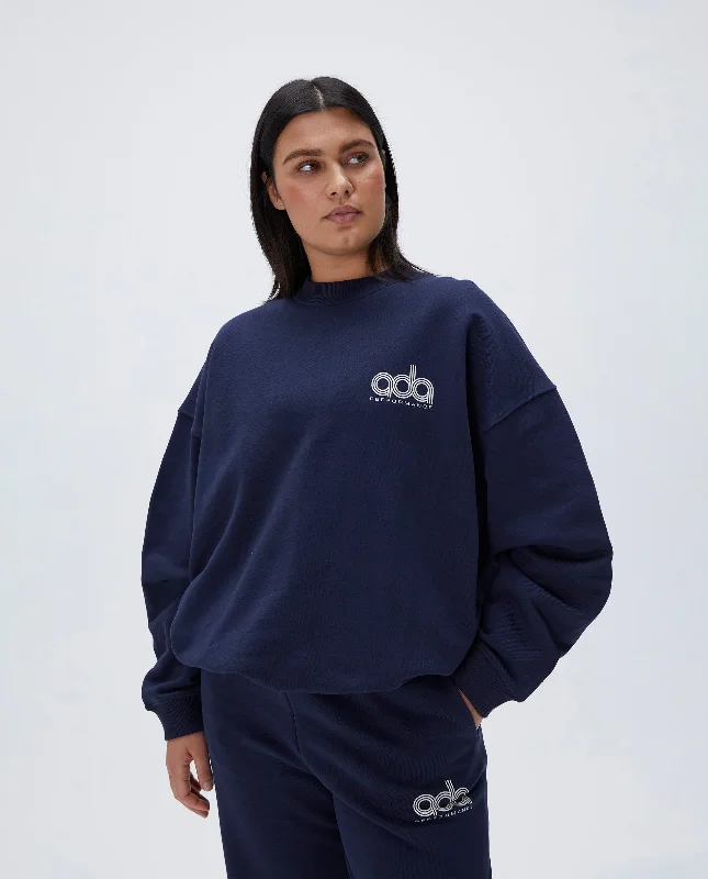 supportive underwire bras for large bustsPerformance Oversized Sweatshirt - Navy Blue supportive underwire bras for large bustsPerformance Oversized Sweatshirt - Navy Blue