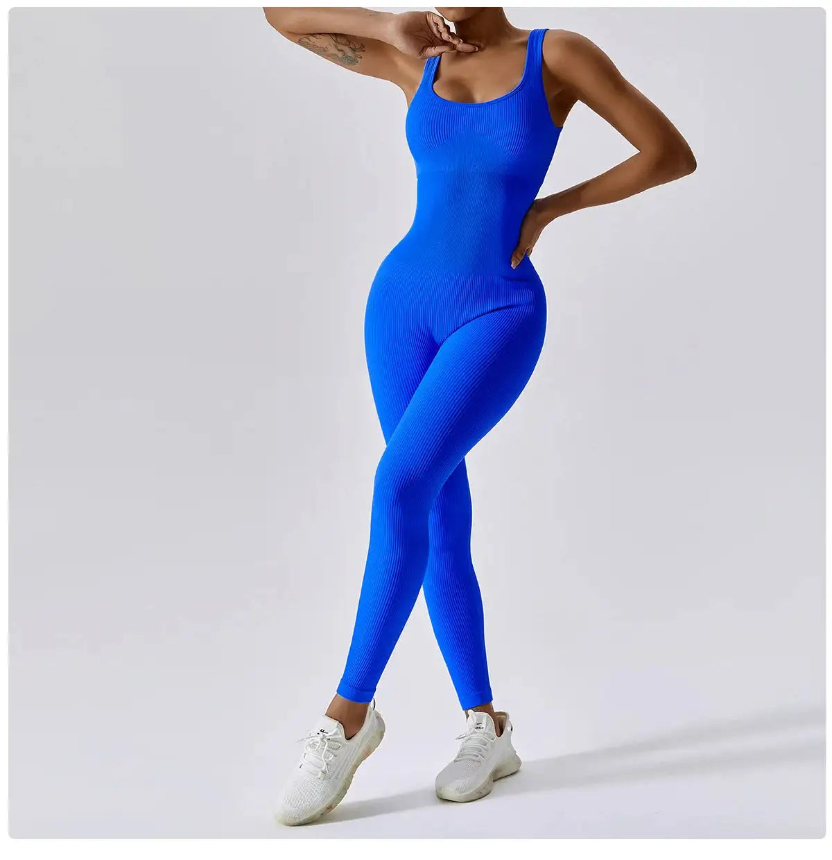 Shaper with a gradient compression design​Seamless Jumpsuit