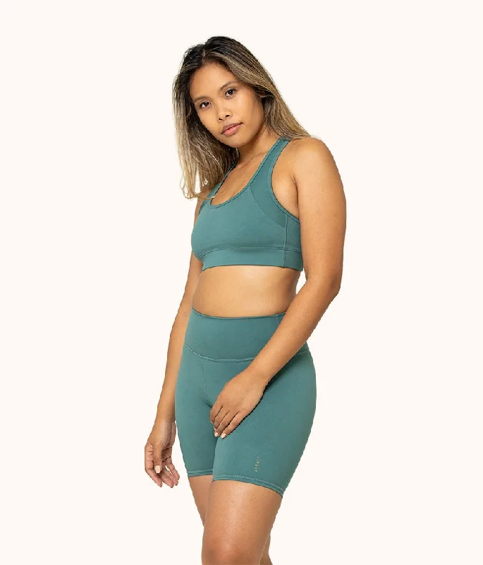 lace bras for a romantic lookThe Active Bike Short: Harbor Green