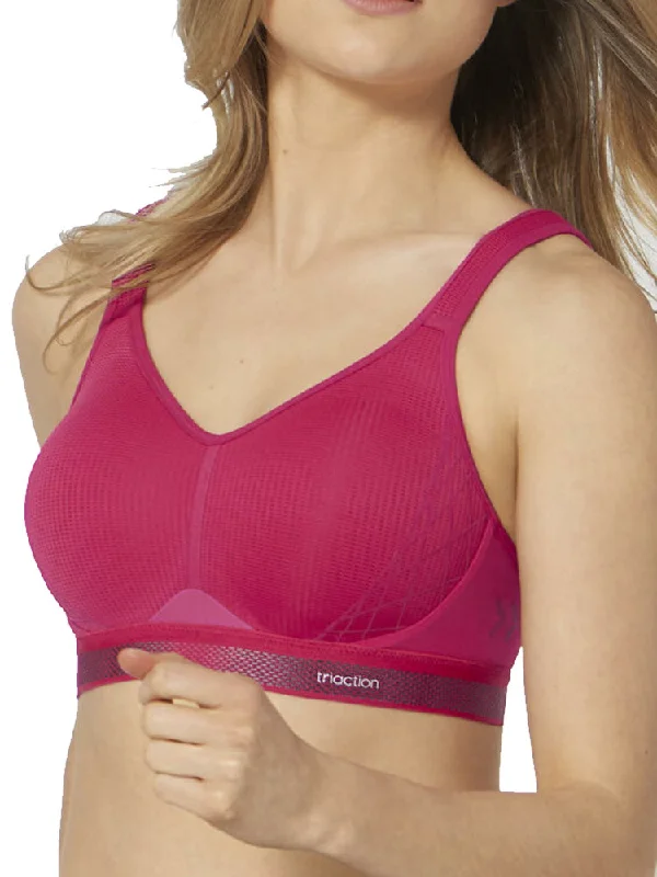 Triaction Cardio Cloud Racerback Sports Bra - Cerise