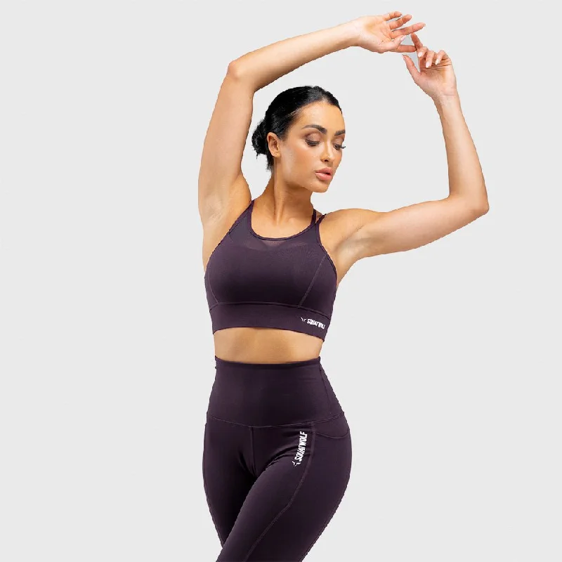 plus size nursing bras for breastfeeding momsWe Rise Bra - Beetroot