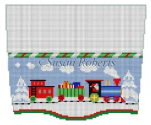 3109 Train Stocking Topper