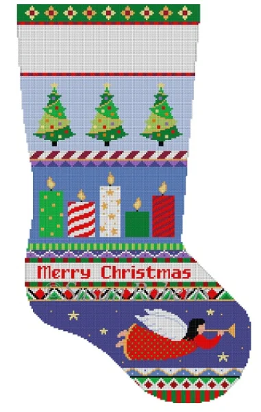 3241 Candles Bold Stripe Stocking