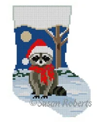 5460 Night Raccoon Mini Stocking