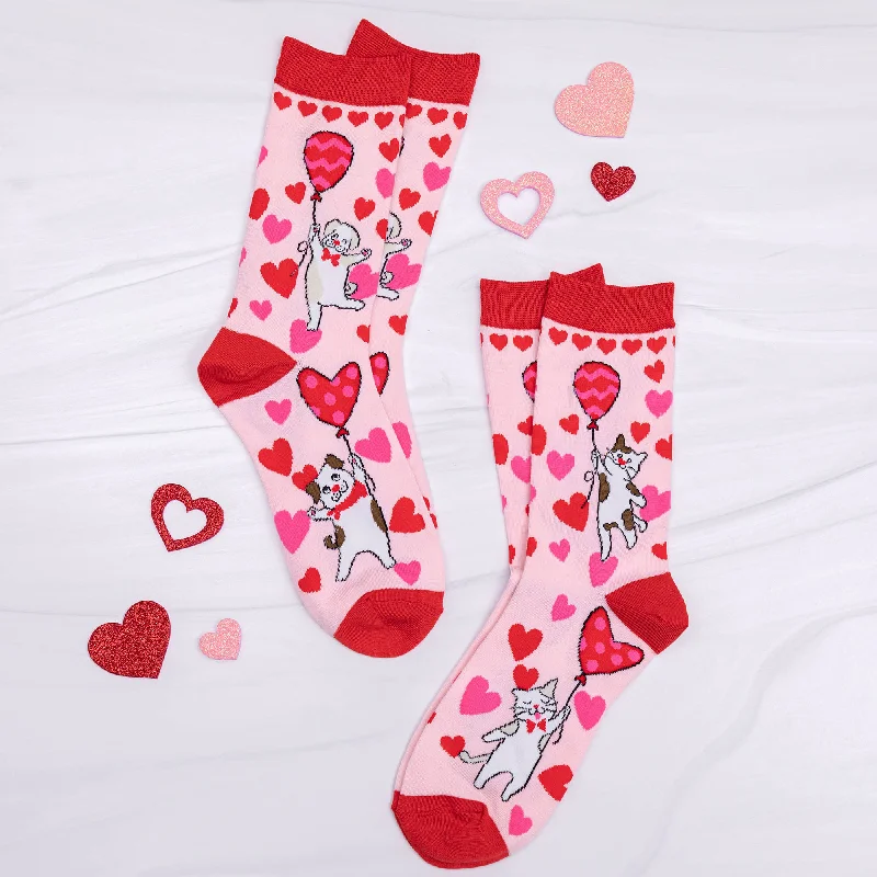 Over - the - knee stockings with a thigh - high designMy Pet is My Sweetheart Socks! Over - the - knee stockings with a thigh - high designMy Pet is My Sweetheart Socks!