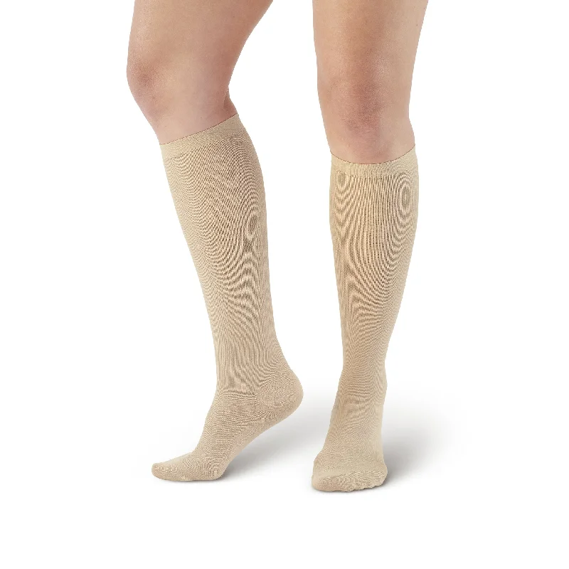 AW Style 115 Women's Microfiber Knee High Trouser Socks - 8-15 mmHg