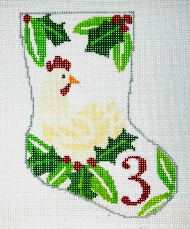 women tights with a textured surface for a unique feelBS37 Three French Hens Mini Stocking women tights with a textured surface for a unique feelBS37 Three French Hens Mini Stocking