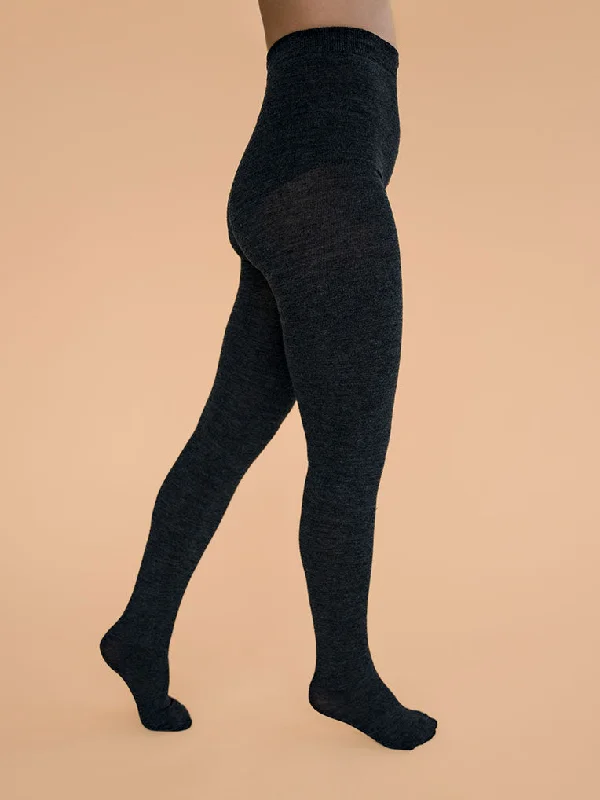 women tights for a beach - side evening with a long dressCharcoal Merino Wool Tights 220D women tights for a beach - side evening with a long dressCharcoal Merino Wool Tights 220D