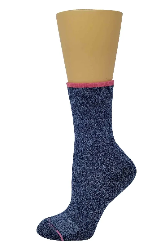 White stockings for a pure and innocent aestheticCompression Crew Socks | Solid Color Half-Cushion | Dr Motion Women ( 1 Pair )