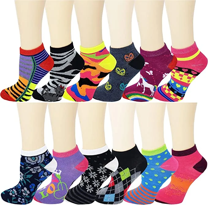 Anti - odor stockings for long - day freshnessLow Cut Ankle Socks | Assorted Color | Women's (12 Pairs) Anti - odor stockings for long - day freshnessLow Cut Ankle Socks | Assorted Color | Women's (12 Pairs)