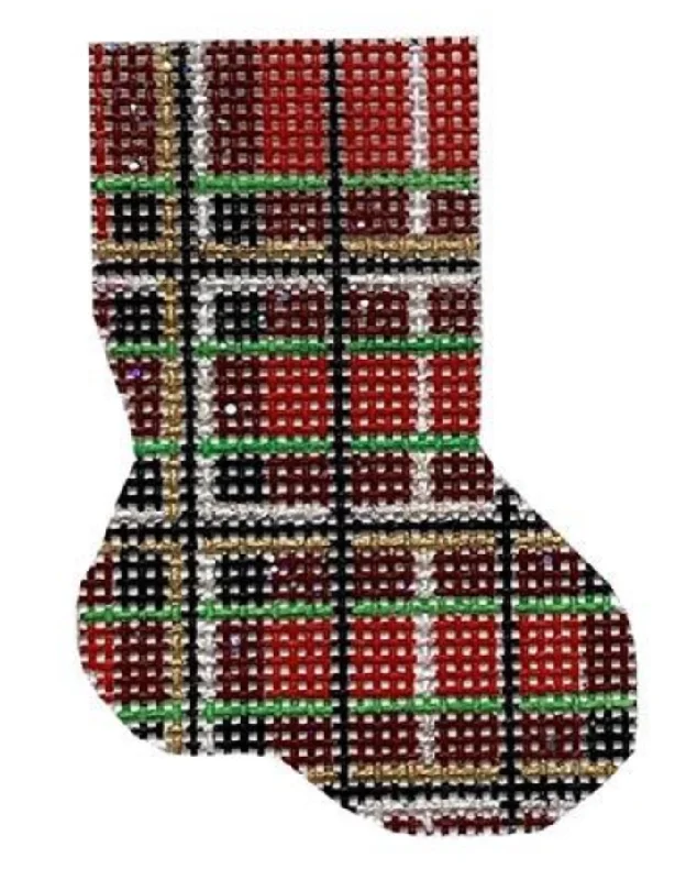 women tights for a photo - shoot to enhance the lookCT933 Stewart Plaid Micro Sock