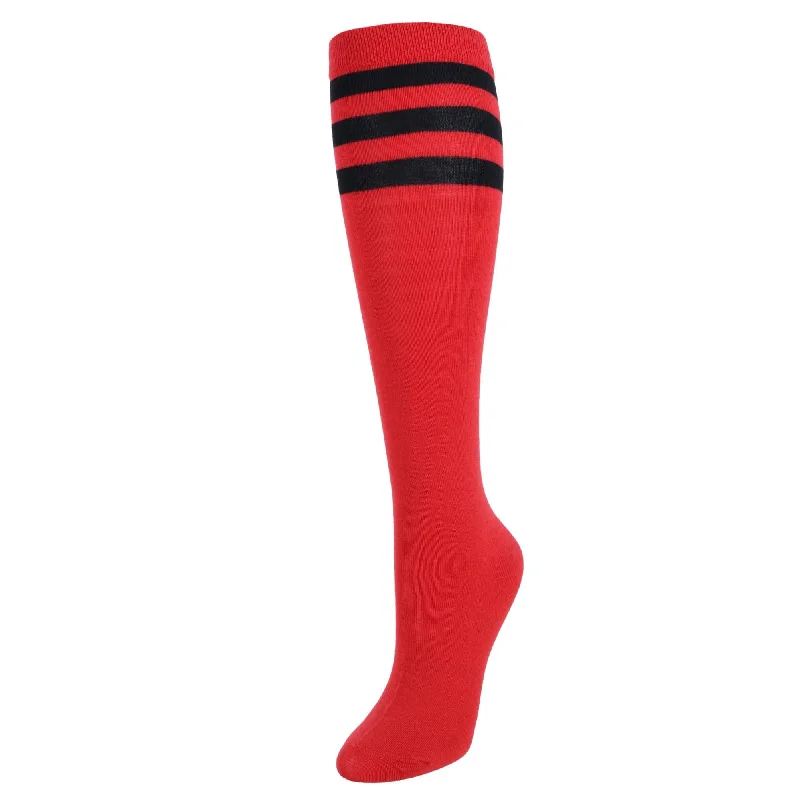 Black stockings for a versatile and classic lookCTM® Women's Julietta Fashion Knee-High Striped Socks (1 Pair) Black stockings for a versatile and classic lookCTM® Women's Julietta Fashion Knee-High Striped Socks (1 Pair)