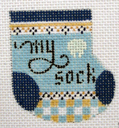 women tights for a ski vacation on the slopesD-212 My Tooth Wee Stocking - Blue