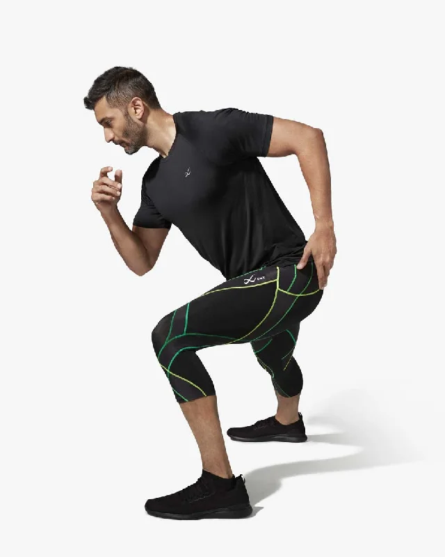 women tights made of cotton for breathabilityEndurance Generator Joint & Muscle Support 3/4 Compression Tight: Men's Black/Lime women tights made of cotton for breathabilityEndurance Generator Joint & Muscle Support 3/4 Compression Tight: Men's Black/Lime