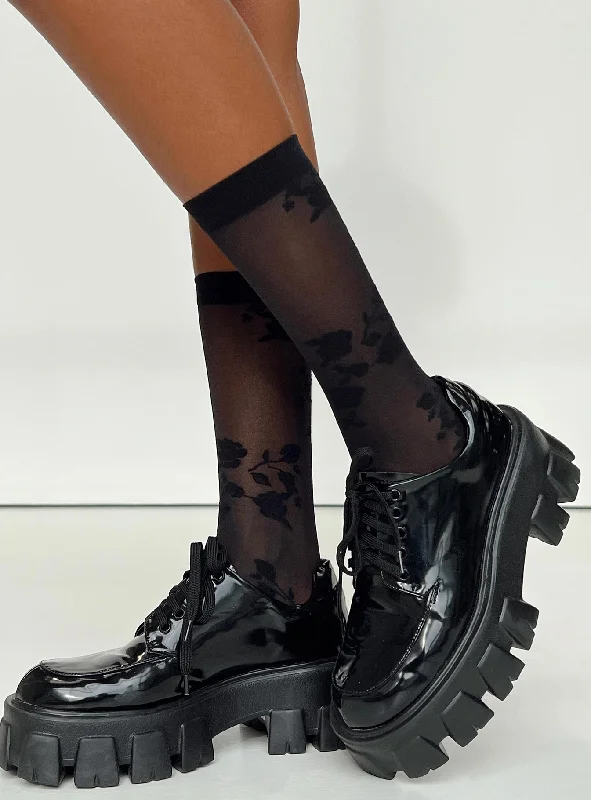 women tights for a New Year's Eve celebrationEpik Socks Black