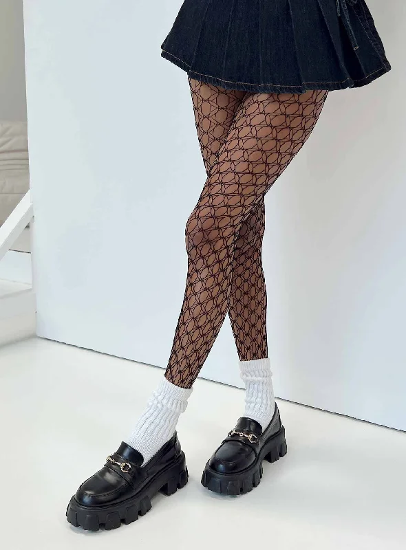 women tights for a casual day with a skirtFerrero Stockings Black