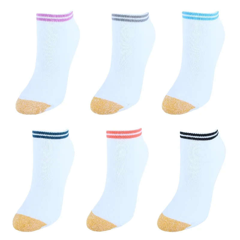 Thigh - high stockings with a lace garter beltGold Toe Women's Cotton No Show Liner Socks (Pack of 6) Thigh - high stockings with a lace garter beltGold Toe Women's Cotton No Show Liner Socks (Pack of 6)