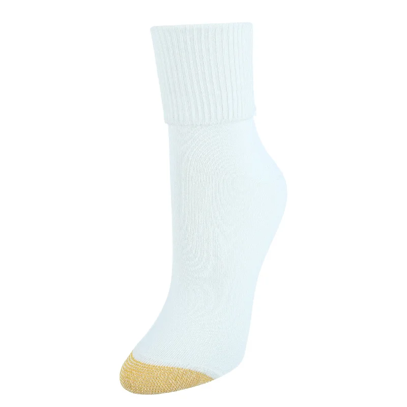Washable stockings for easy maintenanceGold Toe Women's Providence Turn Cuff Cotton Blend Socks (3 Pair Pack) Washable stockings for easy maintenanceGold Toe Women's Providence Turn Cuff Cotton Blend Socks (3 Pair Pack)