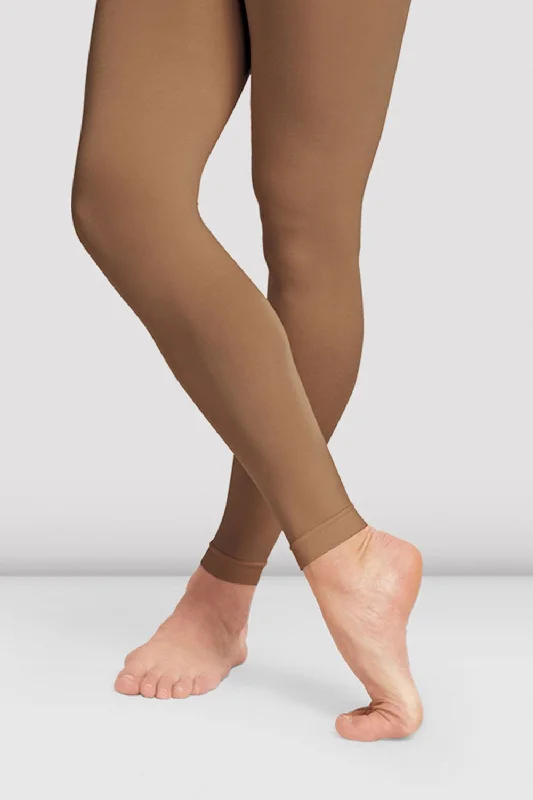 metallic - finish women tights for a glamorous lookLadies Contoursoft Footless Tights
