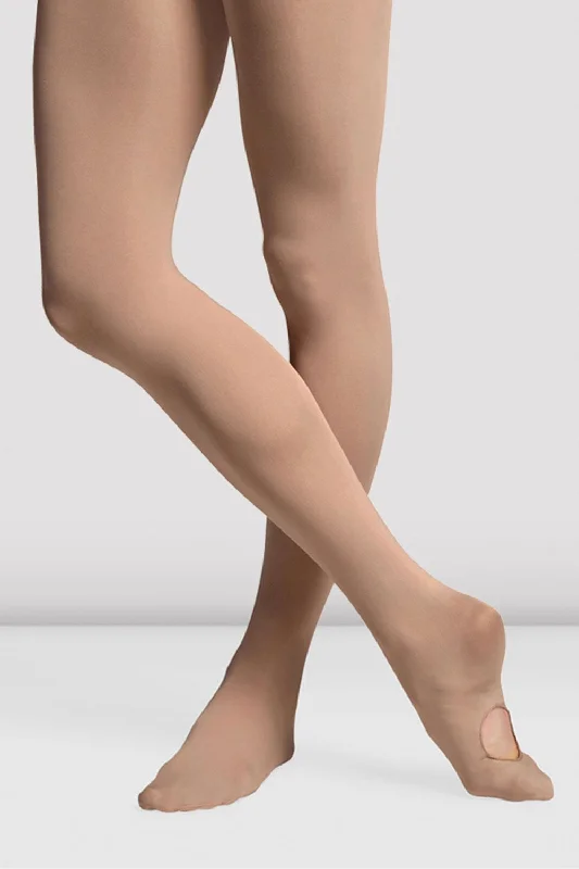 women tights with a ribbed texture for added interestLadies Convertible Tights