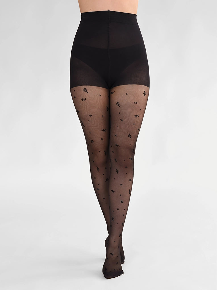 women tights for a cosplay costume to complete the outfitLeaf Pattern Tights