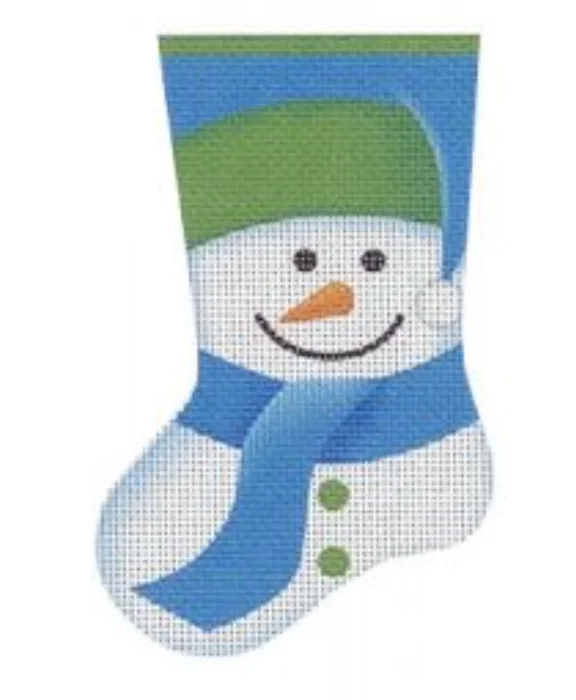 women tights with a glittery finish for a sparkly lookMS18 Snowman Mini Sock - Blue