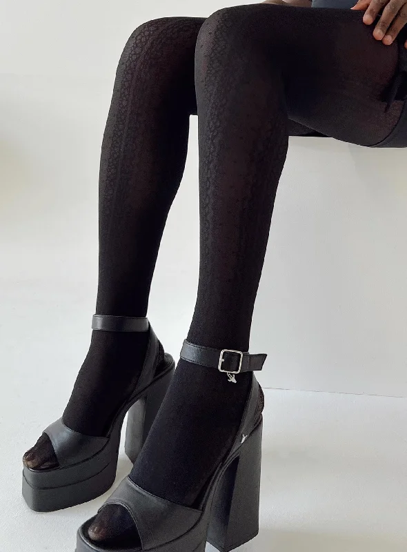 anti - static women tights for a hassle - free experiencePelletier Stockings Black